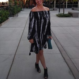 Tie dye gauze dress S